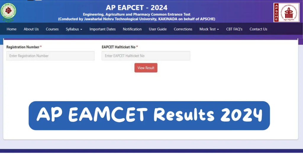 AP EAMCET 2024 Results Announcement