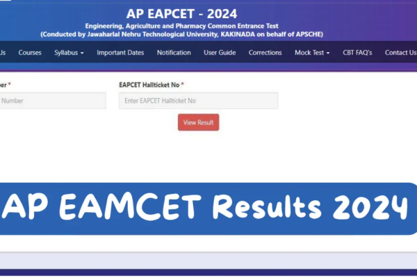 AP EAMCET 2024 Results Announcement