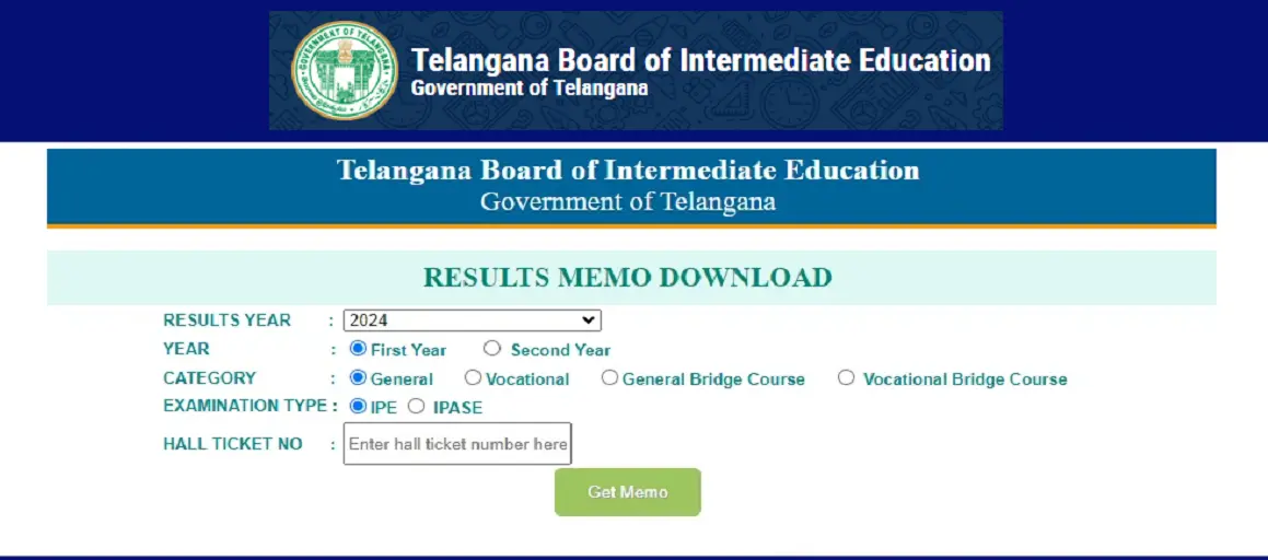 Inter Supply Exam Results 2024