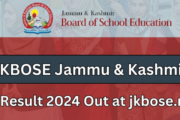 JKBOSE Class 12 Results Announced