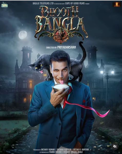 Akshay Kumar in ‘Bhooth Bangla’ Unveiled in Viral Motion Poster!