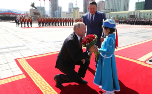 Putin visits Mongolia